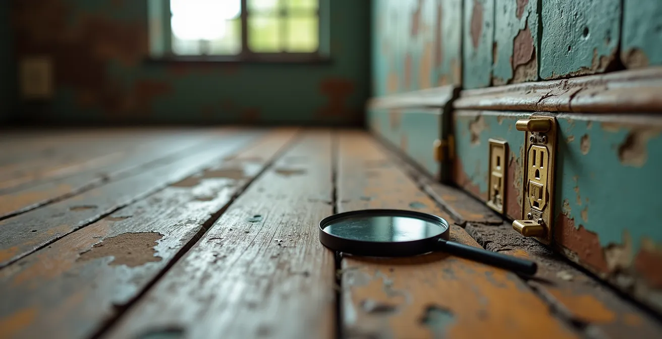 Inspection détaillée des défauts cachés dans un appartement ancien
