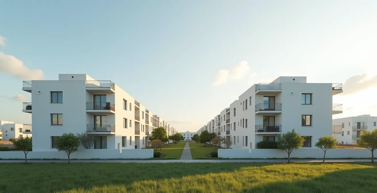 Schéma explicatif du bail réel solidaire montrant la dissociation foncier et bâti